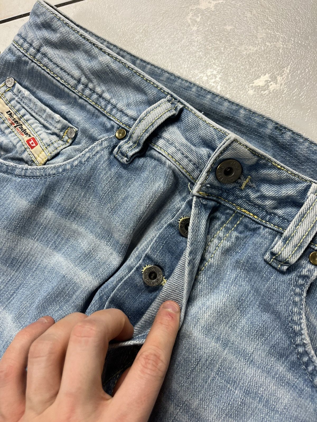 Diesel × Vintage Vintage y2k diesel Rolan baggy wide jeans denim pants washed Size US 34 / EU 50 - 12 Thumbnail
