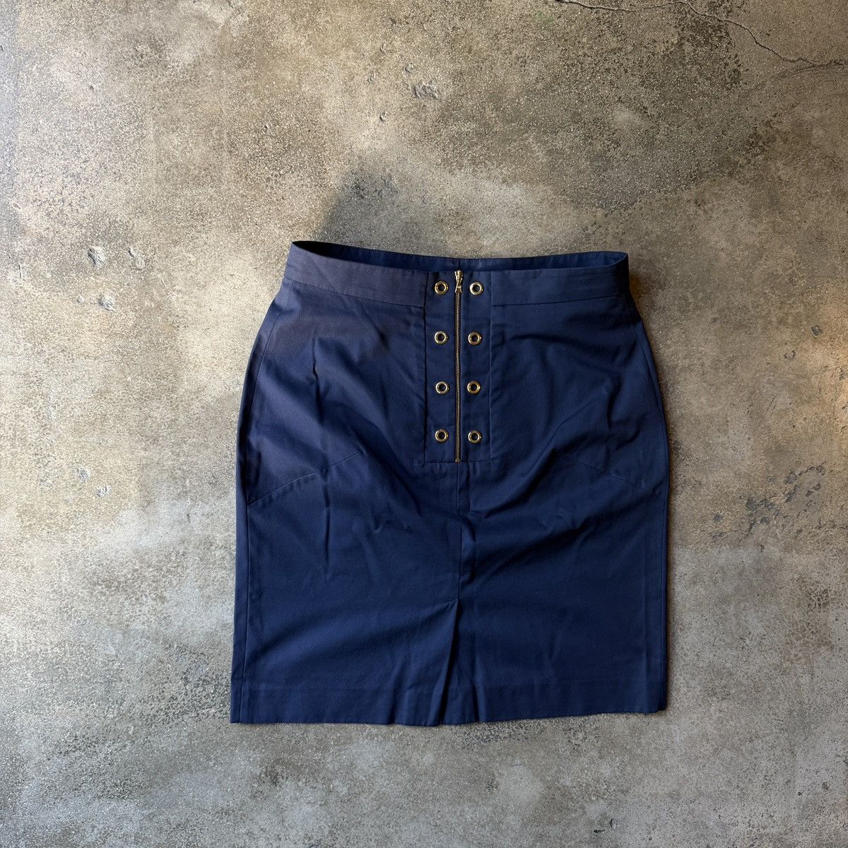 Prada Prada Pencil Skirt Grommets FW08 Ready to Wear Size 30" / US 8 / IT 44 - 1 Thumbnail