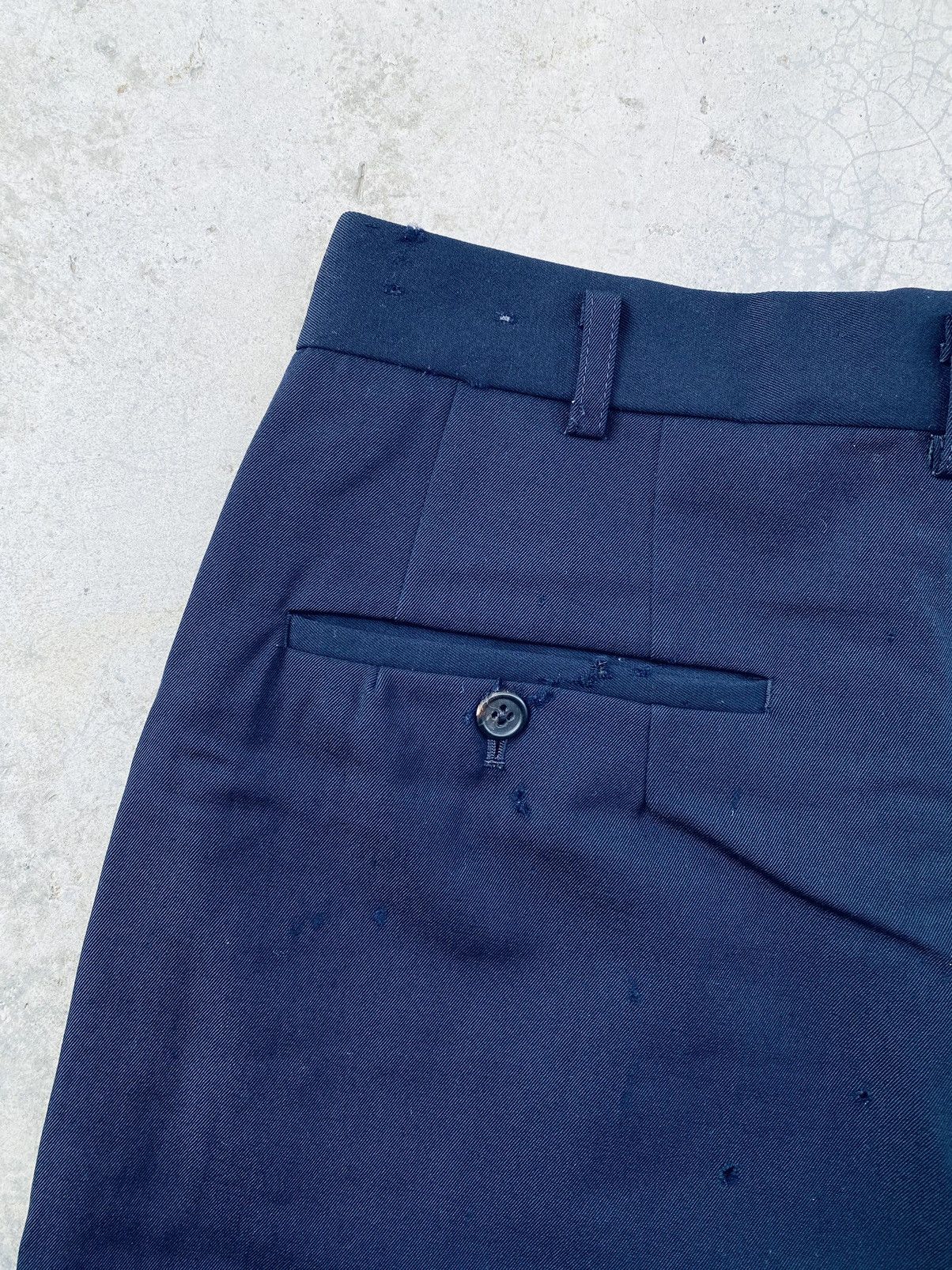 Yohji Yamamoto Vintage Y's For Men By Yohji Yamamoto Distressed Pants Size US 30 / EU 46 - 25 Thumbnail