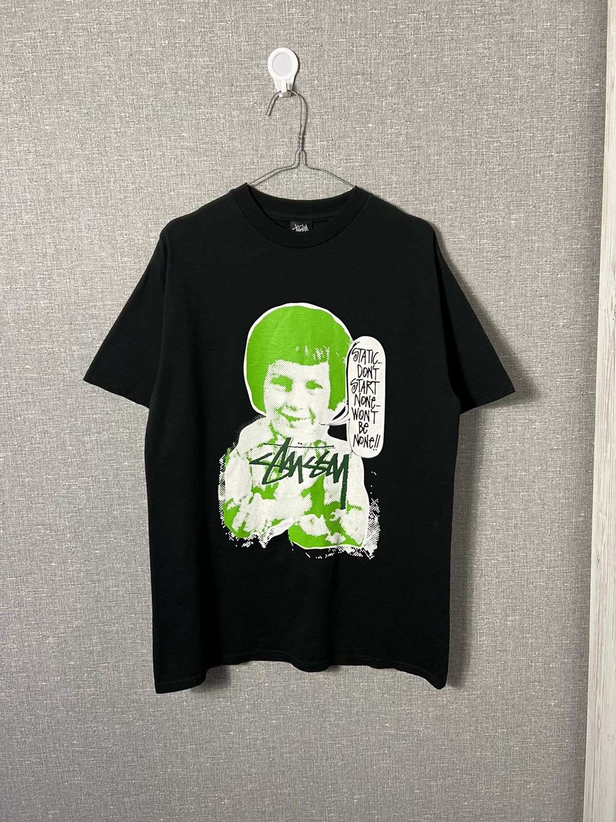 Stussy × Vintage Rare Vintage Stussy Static Don't Start None Won't