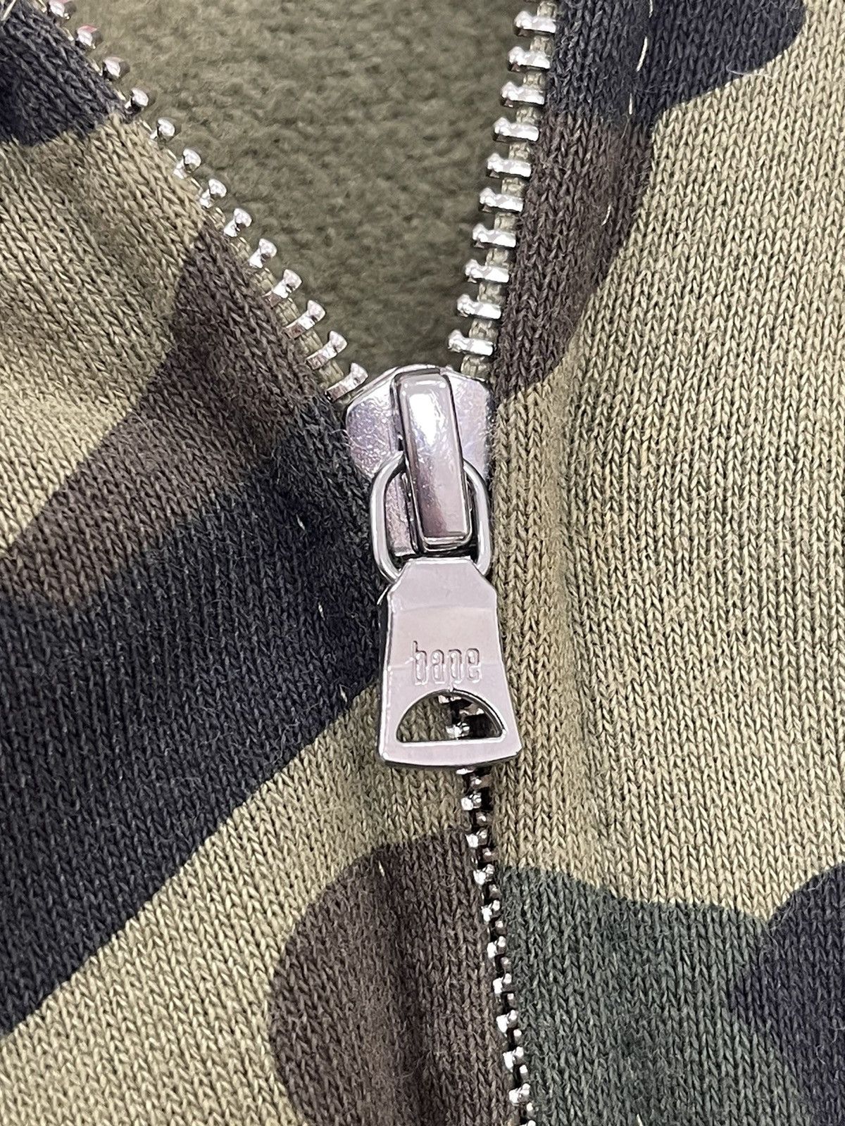 Bape Bape Shark Full ZIP Hoodie Camo Green Size US S / EU 44-46 / 1 - 7 Thumbnail