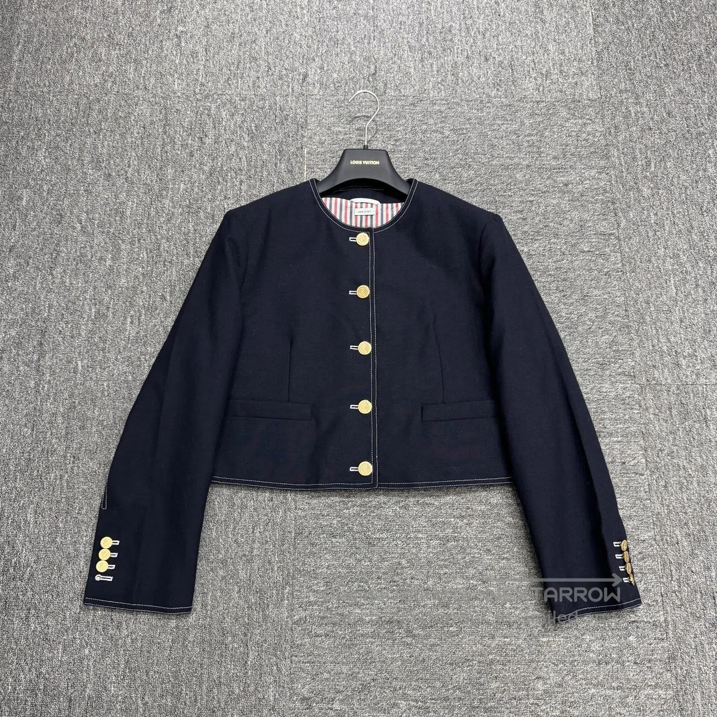 Thom Browne Thom Browne size42 Xiaoxiangfeng wool short coat| Size L / US 10 / IT 46 - 1 Thumbnail