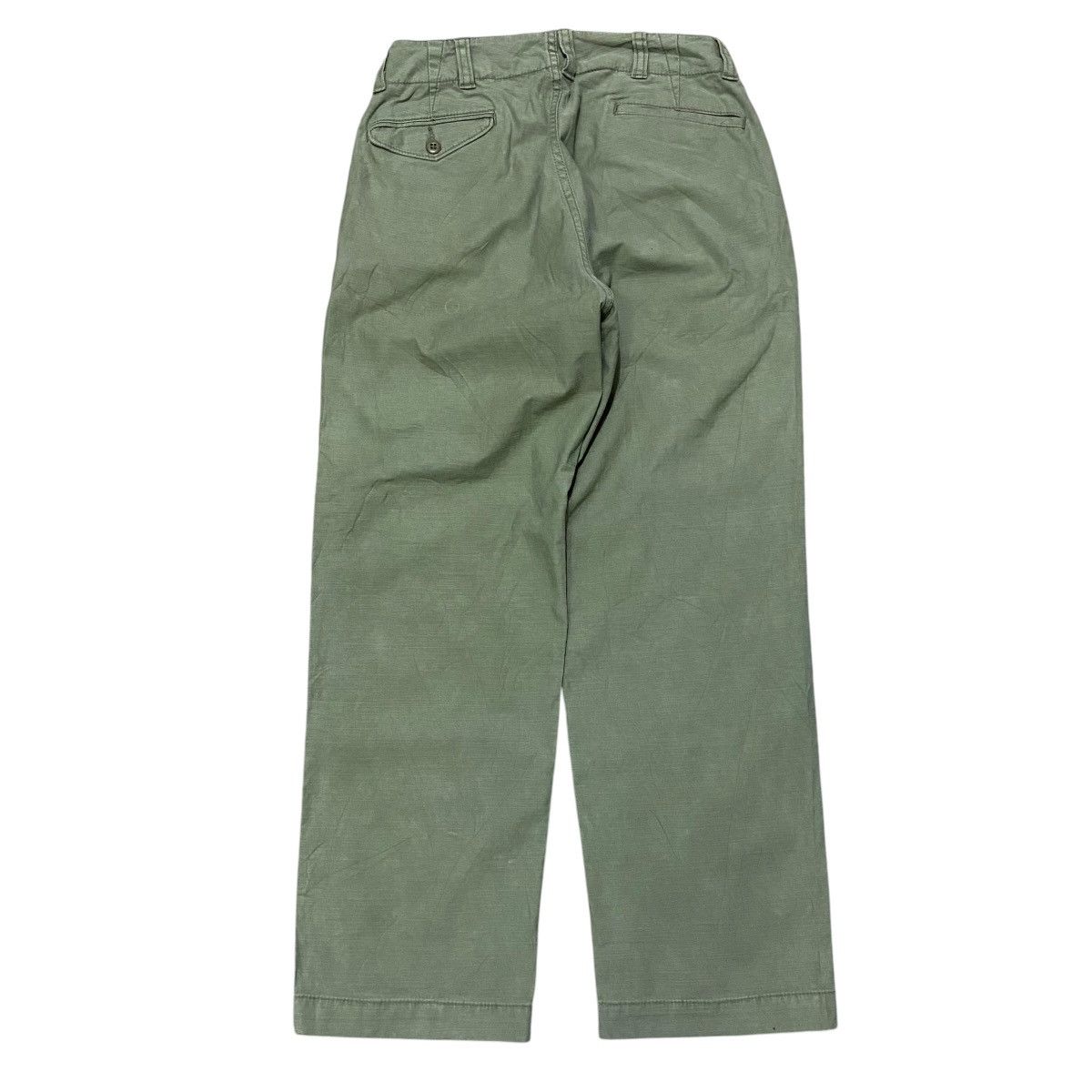 Orslow Master&Co Japan Military Sateen Trousers - Olive Size US 28 / EU 44 - 7 Thumbnail