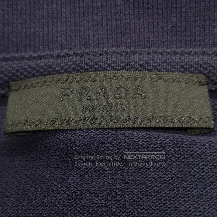 Prada Prada S Size Navy Red Accent Polo Shirt. Size US S / EU 44-46 / 1 - 3 Thumbnail