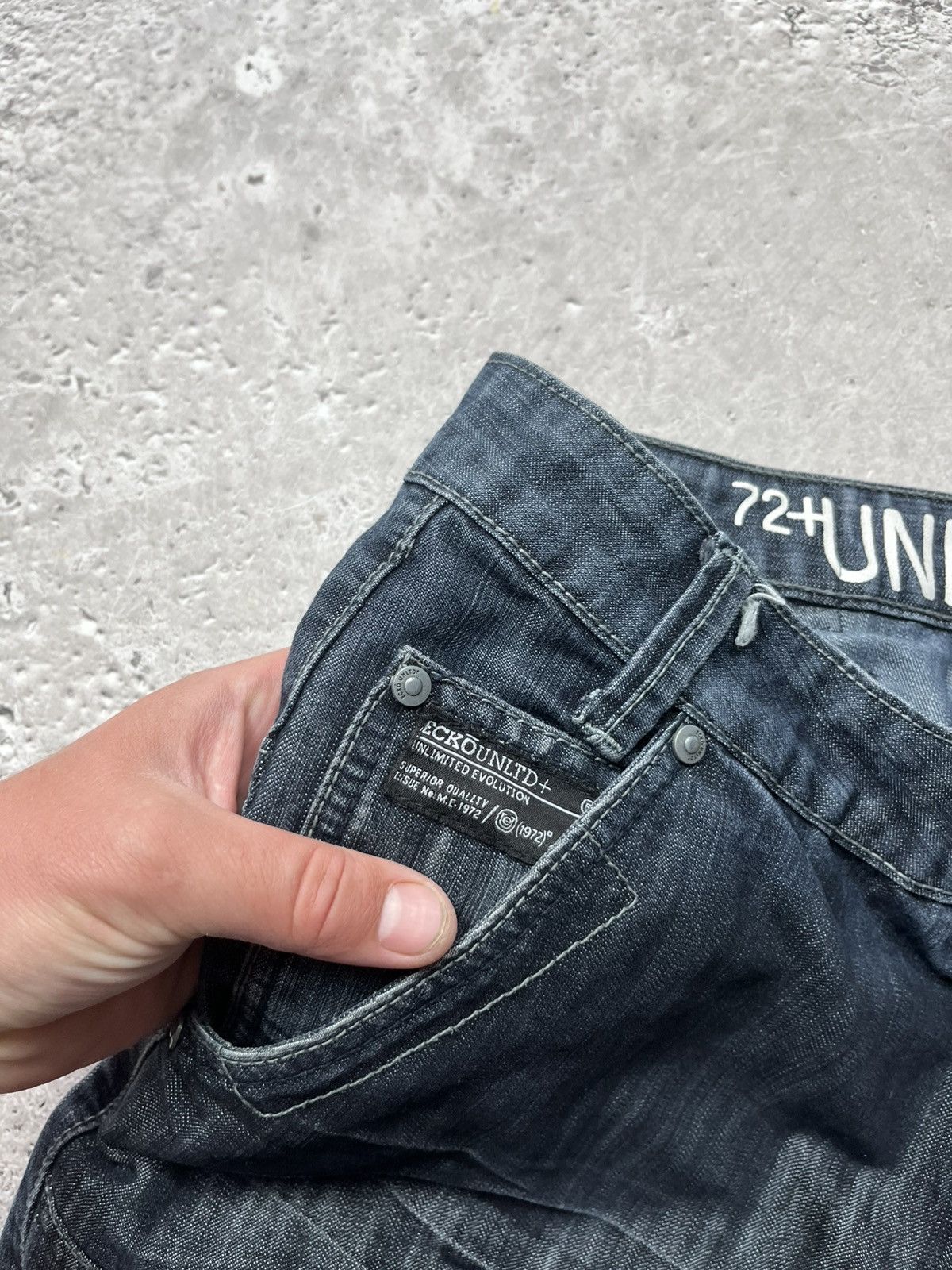 Ecko Unltd. Ecko Unlimited Y2K Cargo Jeans W34 L30 Buckle Strap Baggy Size US 34 / EU 50 - 11 Thumbnail