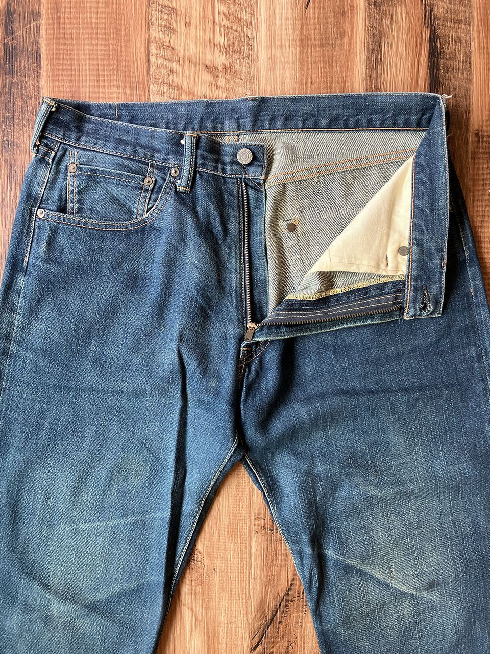 Japanese Brand JETT RINK JTX-1Z W33 x L34 Japanese Selvedge Jeans Size US 33 - 6 Thumbnail