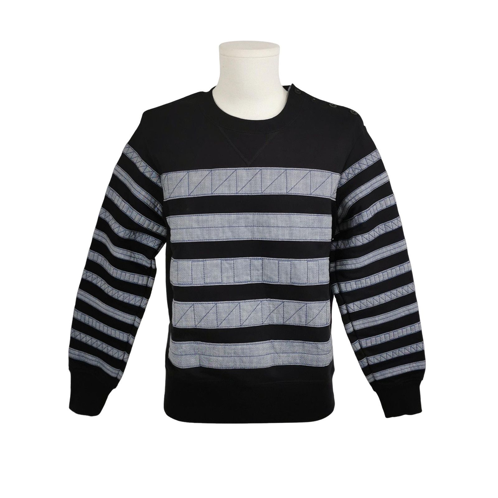 Coach Coach 1941 Panel Striped Cotton Sweatshirt Size S Size US S / EU 44-46 / 1 - 1 Thumbnail
