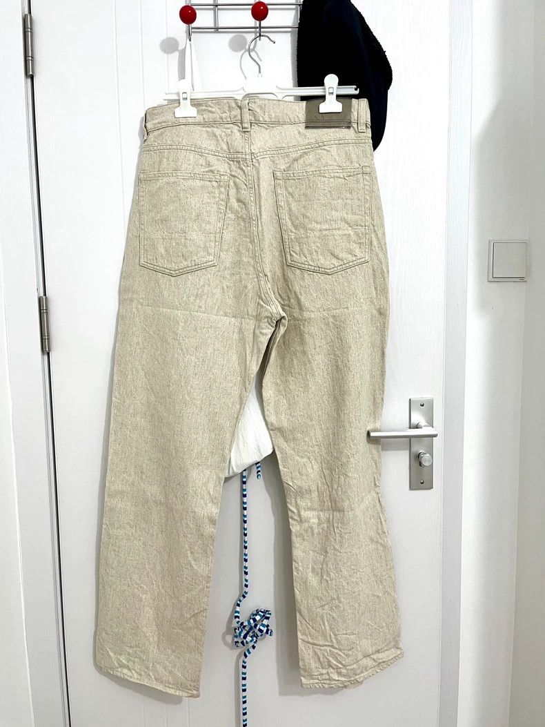 Our Legacy Our Legacy White cotton linen loose thin mesh patchwork je Size US 31 - 4 Thumbnail