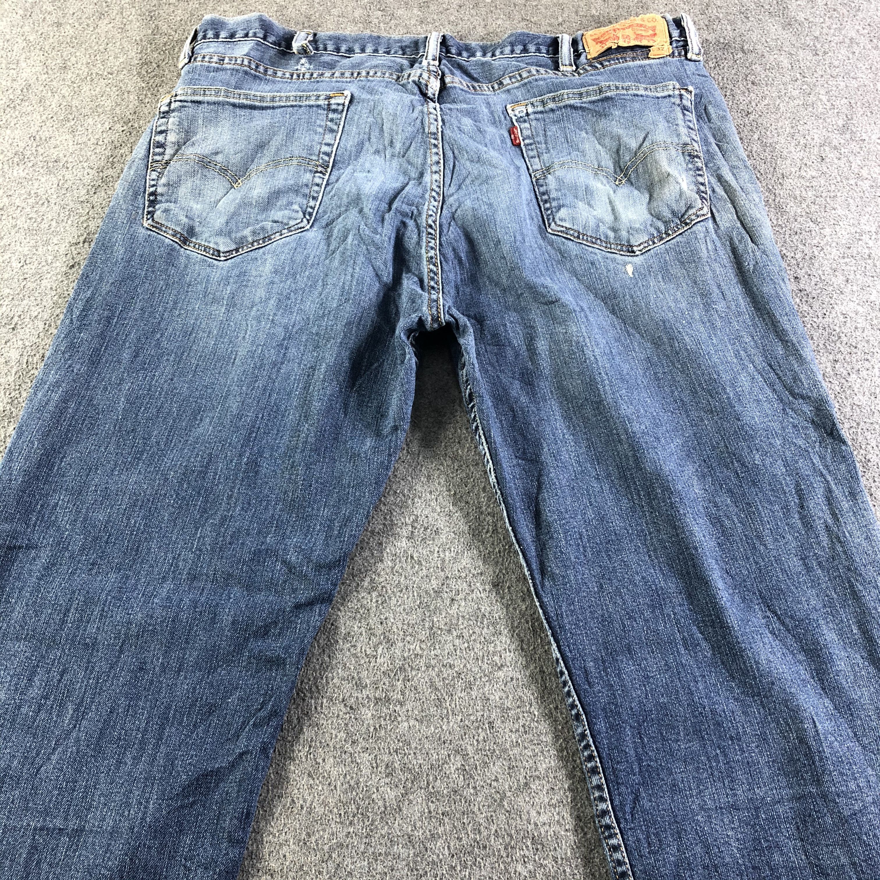 Levi's Vintage Blue Wash Levis 514 Jeans-J4352 Size US 38 / EU 54 - 4 Thumbnail