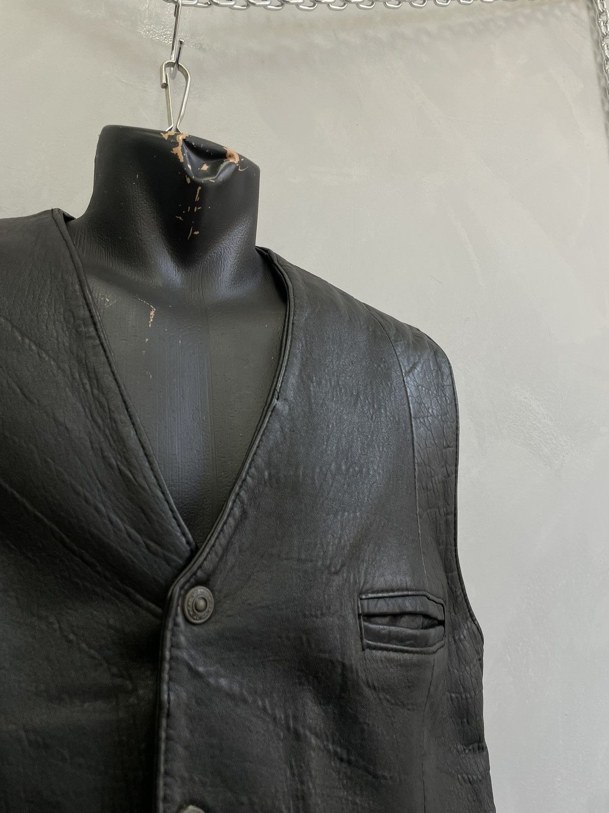 Harley Davidson Harley davidson style leather vest punk gothic y2k Size US L / EU 52-54 / 3 - 4 Thumbnail