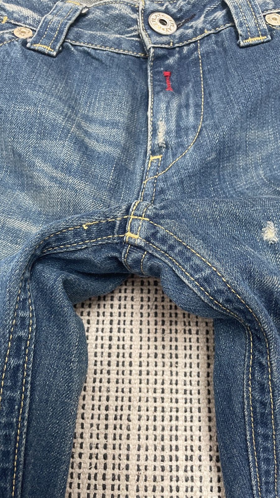 Hysteric Glamour × Replay × Vintage Flare Jeans Replay Distress Faded Boot Cut Y2K Vintage Size US 29 - 4 Thumbnail