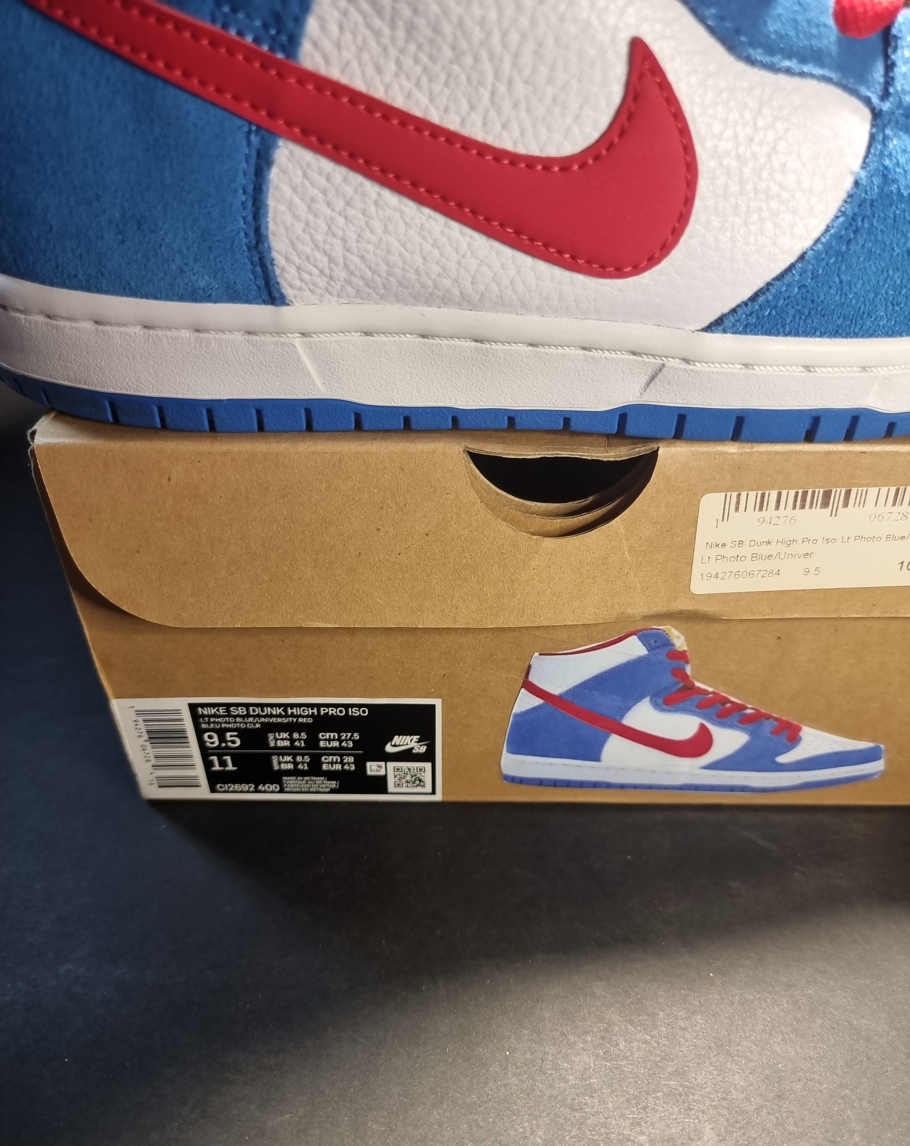 Nike SB Nike SB Dunk High San Francisco Giants Size US 9.5 / EU 42-43 - 9 Thumbnail