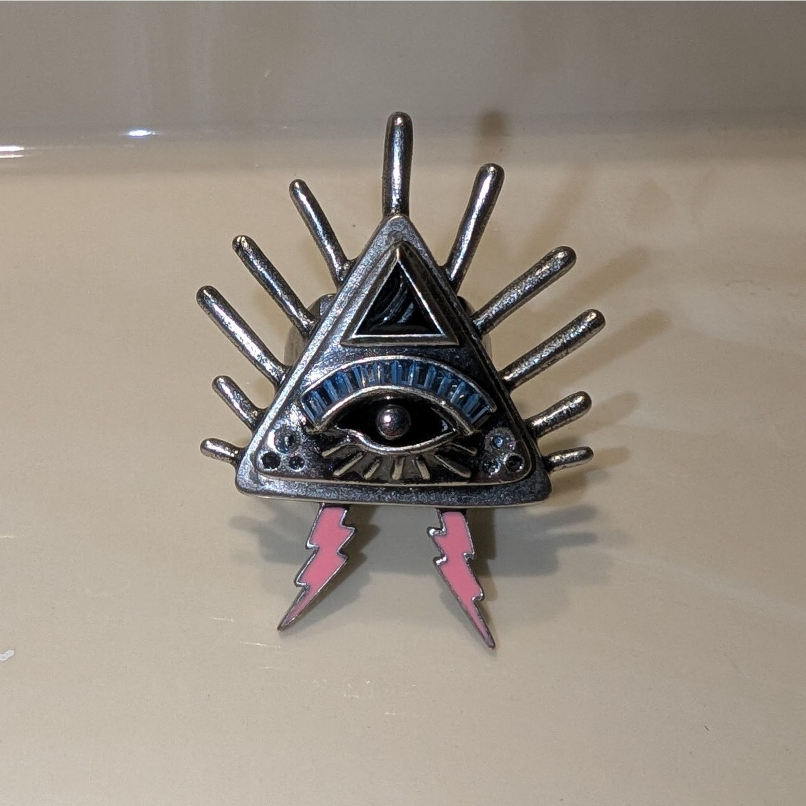 Coach COACH - Rare Pyramid Eye Ring 7.5 Size ONE SIZE - 4 Thumbnail