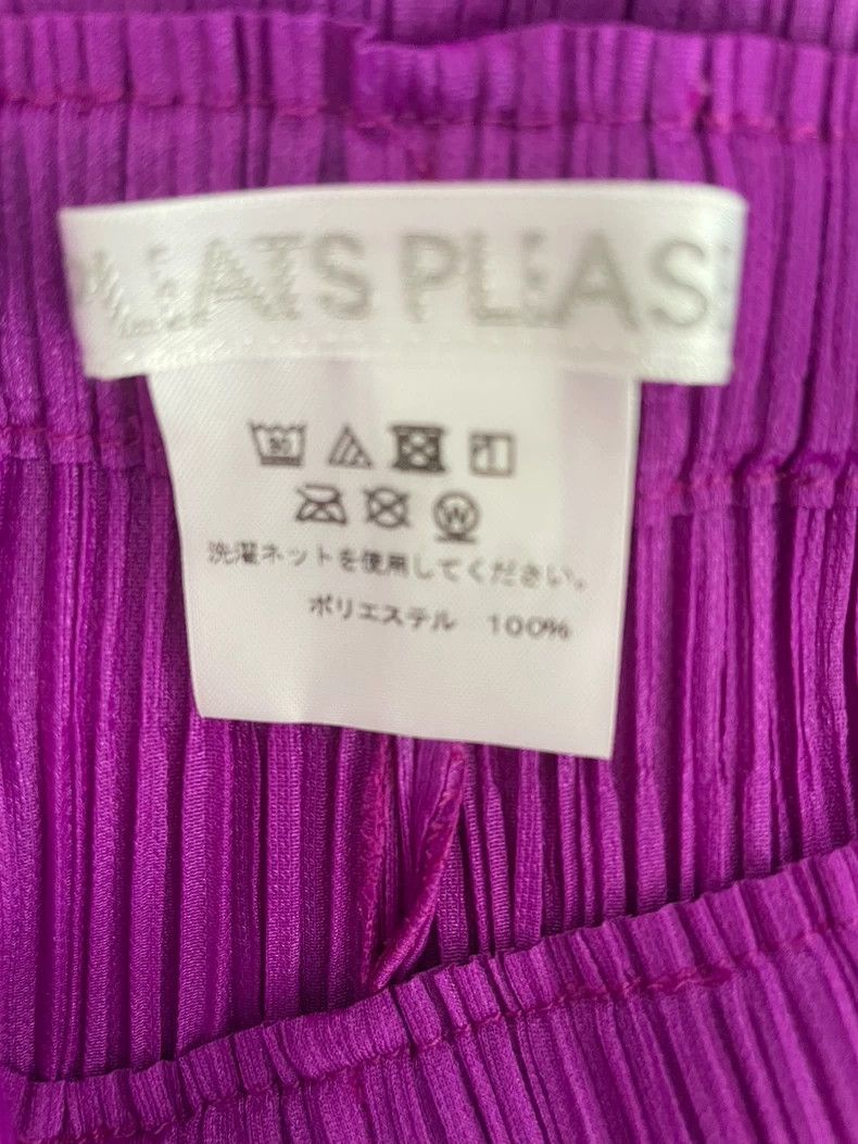 Issey Miyake issey miyake size：2 Purple trousers 2506-Nextarrow Size 22" - 3 Thumbnail