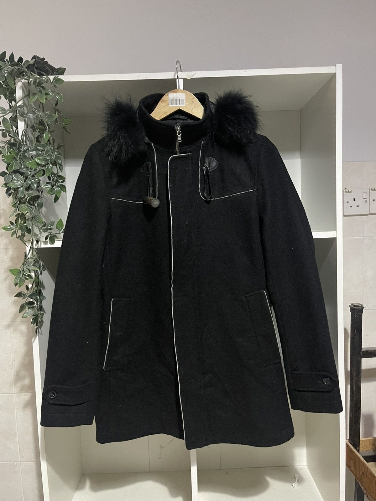 Katharine Hamnett London Katherine Hamnett Wool Duffle Zipper Coat Size US M / EU 48-50 / 2 - 1 Thumbnail