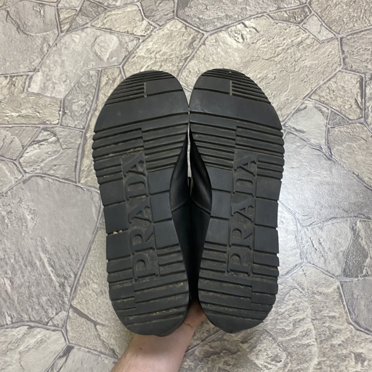 Prada Prada Leather Sneakers Low Top Size US 6.5 / EU 39-40 - 5 Thumbnail