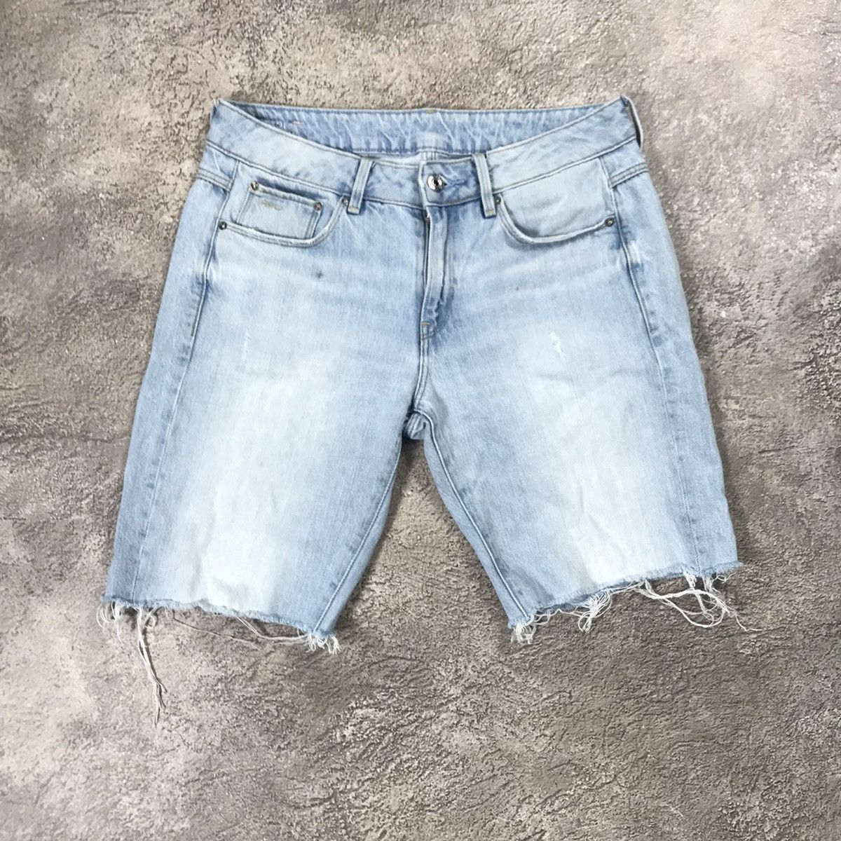 G-Star VINTAGE G-STAR DISTRESSED SHORTS JAPAN STREETWEAR Y2K Size US 26 / EU 42 - 2 Thumbnail