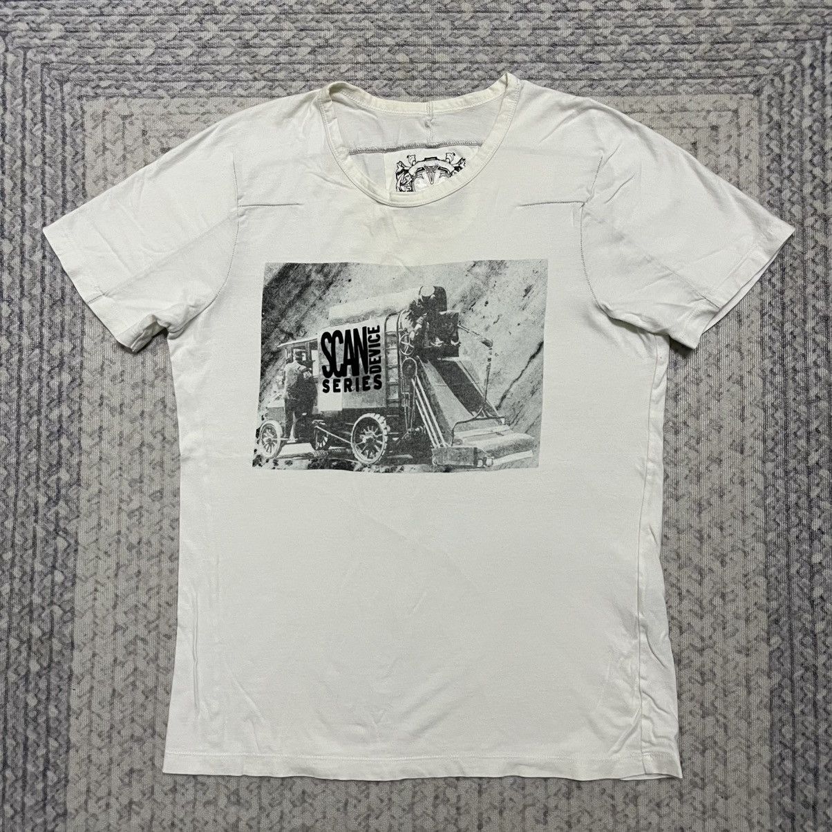 Marithe + Francois Girbaud Rare Vintage MFG ‘Scan Device Series’ Tees Size US S / EU 44-46 / 1 - 1 Thumbnail