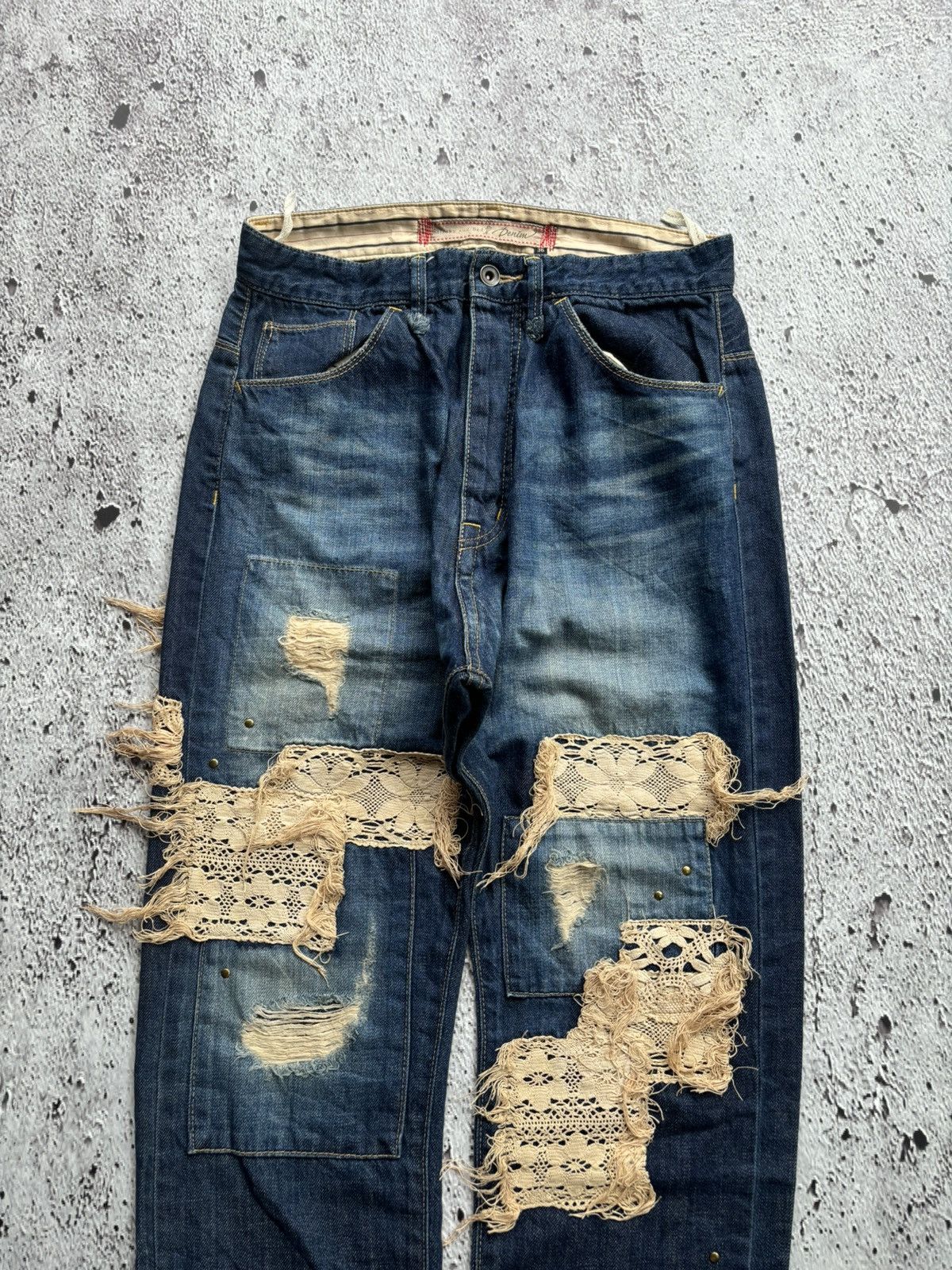 Hysteric Glamour 2000's Baloony and bed Distressed style Jeans Size US 30 / EU 46 - 6 Thumbnail