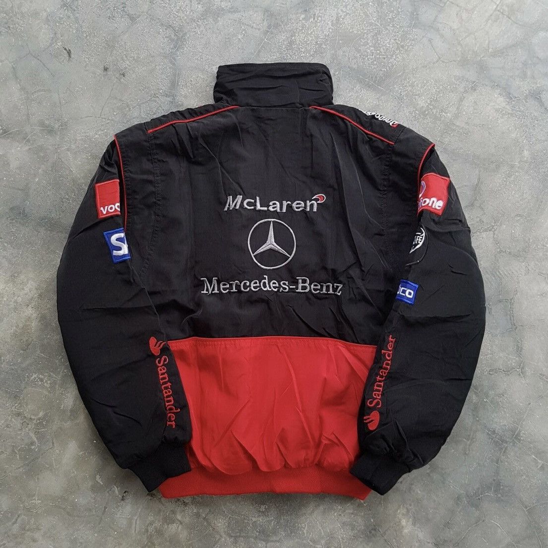 Mercedes-Benz Santander McLaren brand new embroidered racing f1 jacket Size US XXL / EU 58 / 5 - 2 Thumbnail