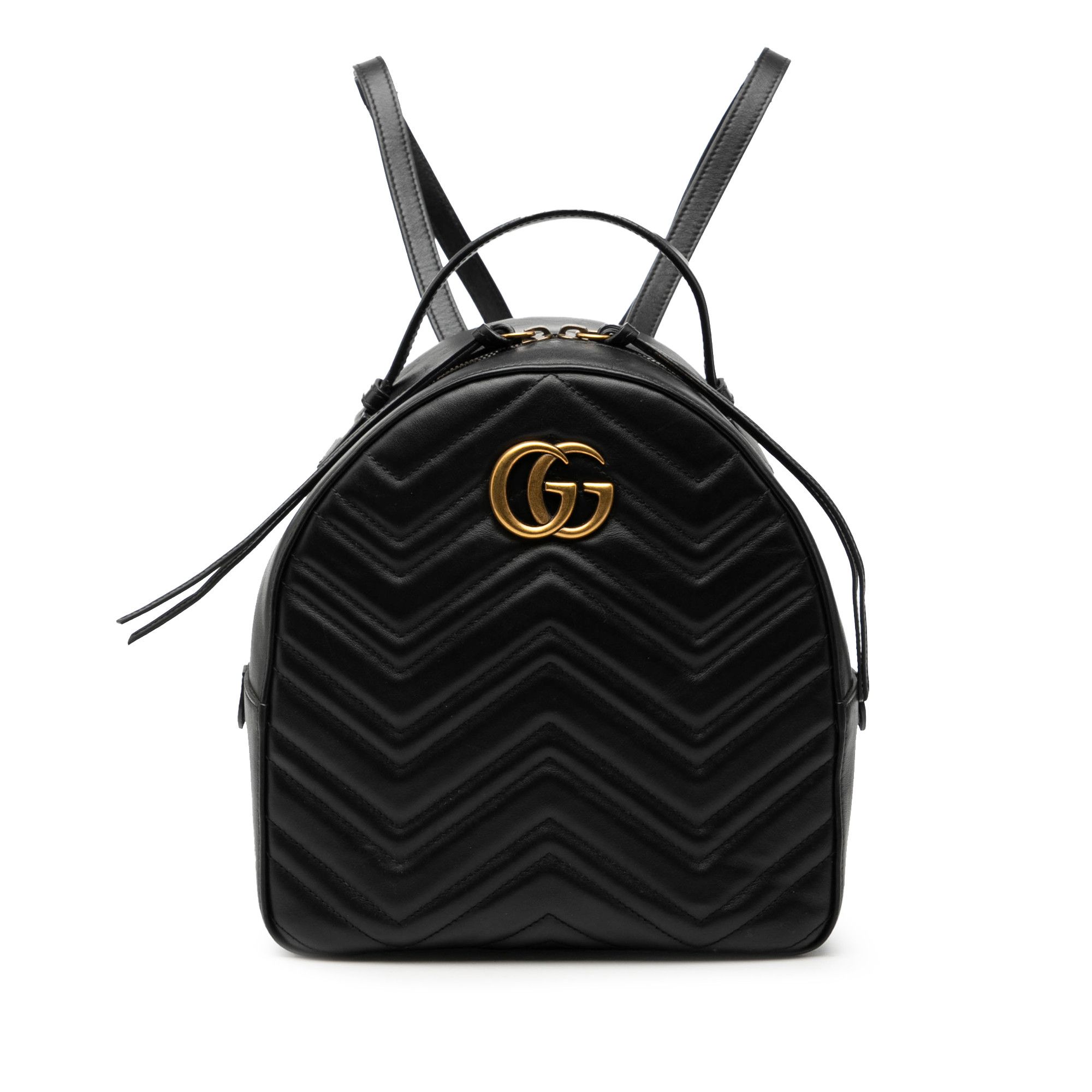 Gucci Gucci Small GG Marmont Matelasse Leather Backpack Size ONE SIZE - 1 Thumbnail