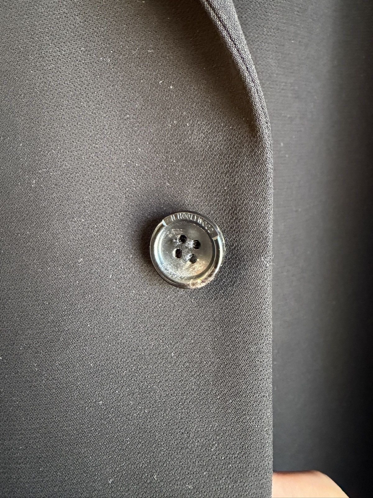 N.Hoolywood N.HOOLYWOOD JK06-095 BOXY SUIT JACKET BLACK Size 44R - 7 Thumbnail