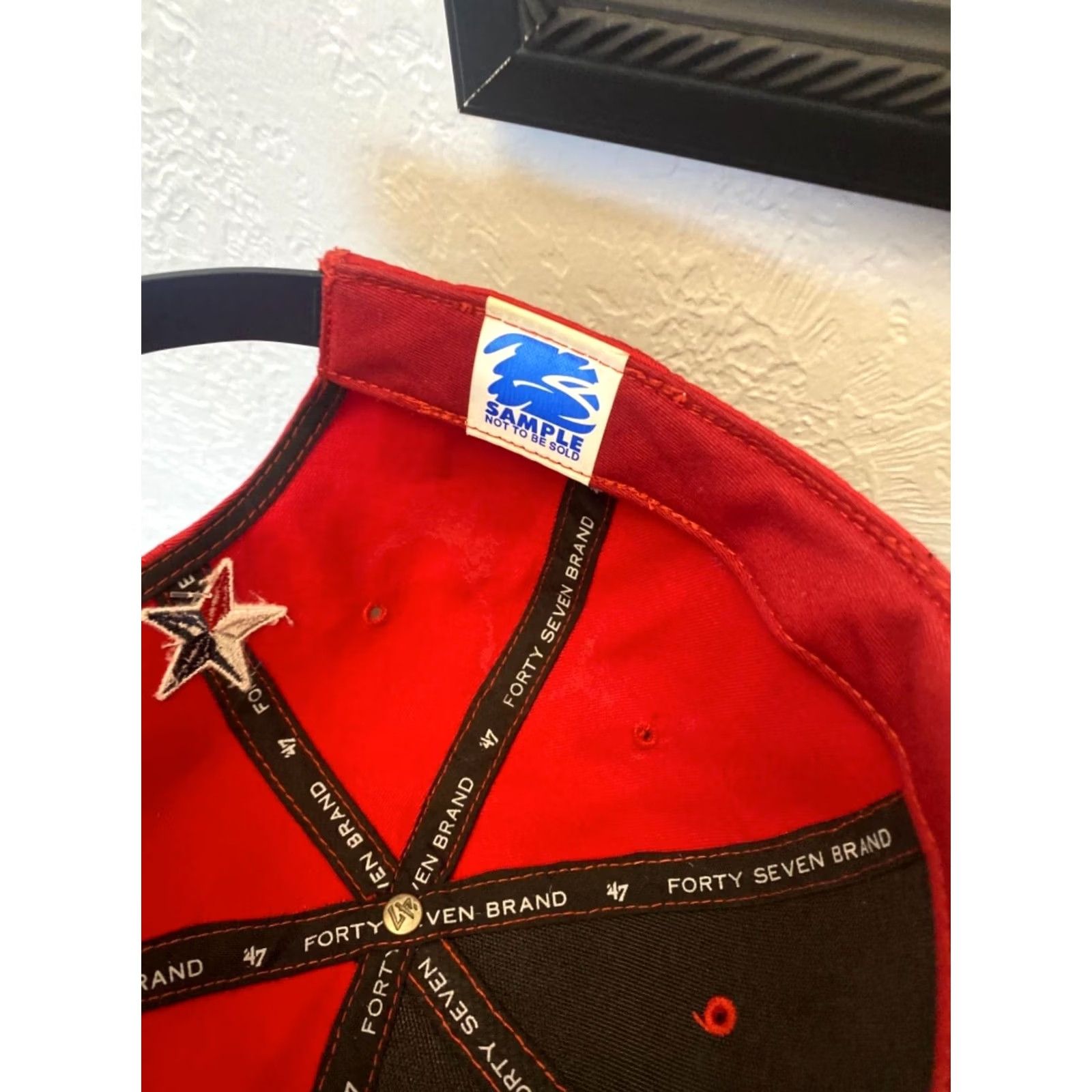 47 ’47 Republic Of Texas SnapBack Red White and Blue Rangers Baseball Hat Unisex Adults Adjustable Size ONE SIZE - 4 Thumbnail