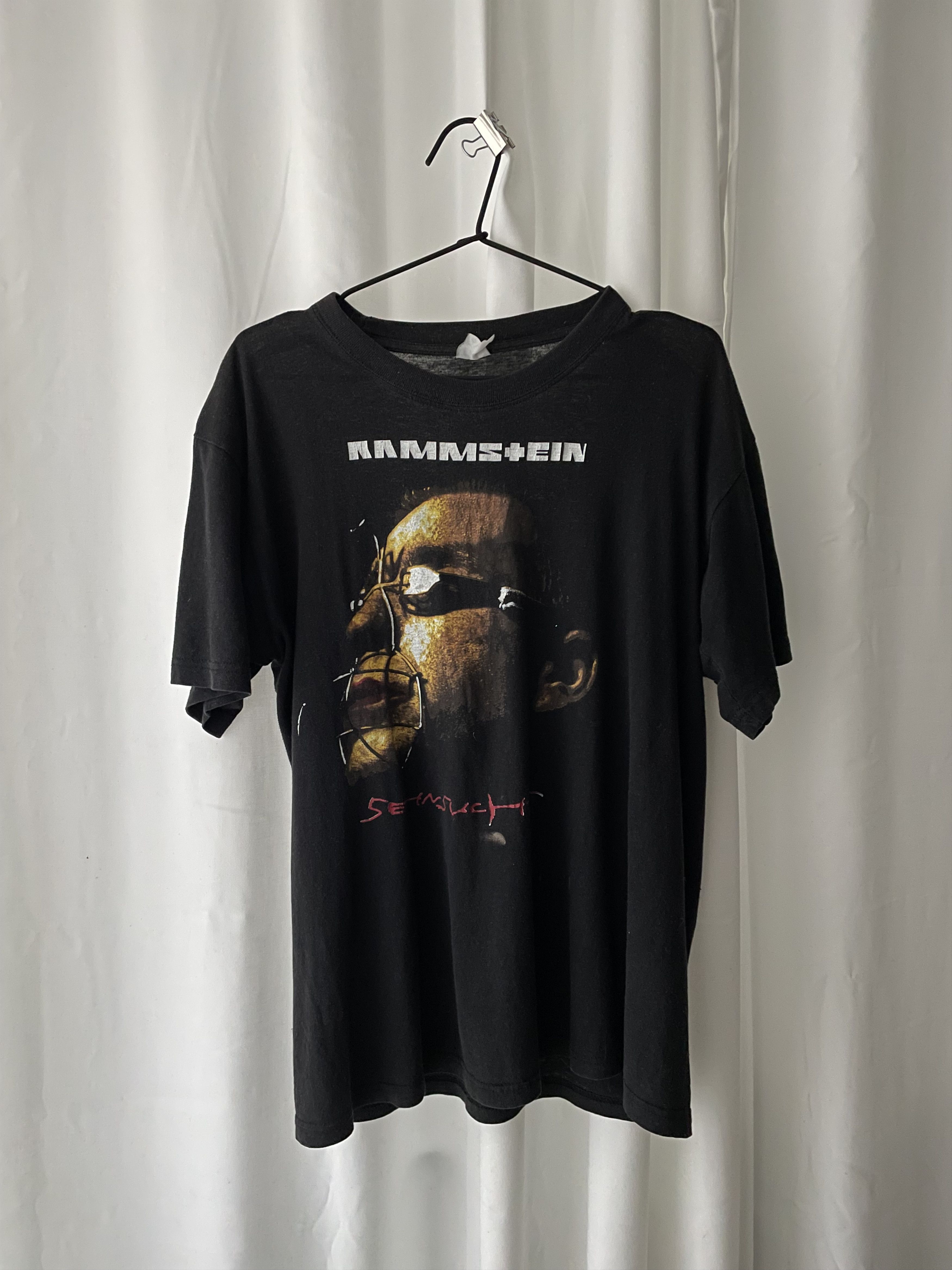 Vintage 90s Vintage Rammstein Sehnsucht Merch Shirt Size US S / EU 44-46 / 1 - 1 Thumbnail