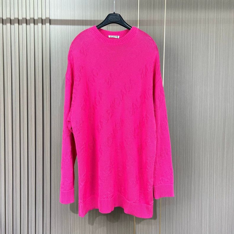 Balenciaga All-Over Print Bullet Pattern Knitted Sweater