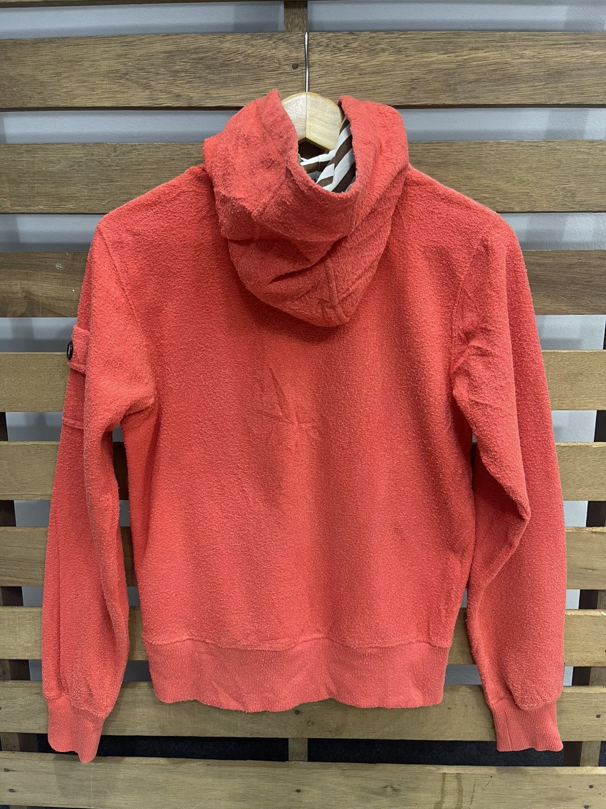 Gotcha Vtg GOTCHA "Remember Your Roots" Terry Cloth Zip Hoodie Size S / US 4 / IT 40 - 11 Thumbnail