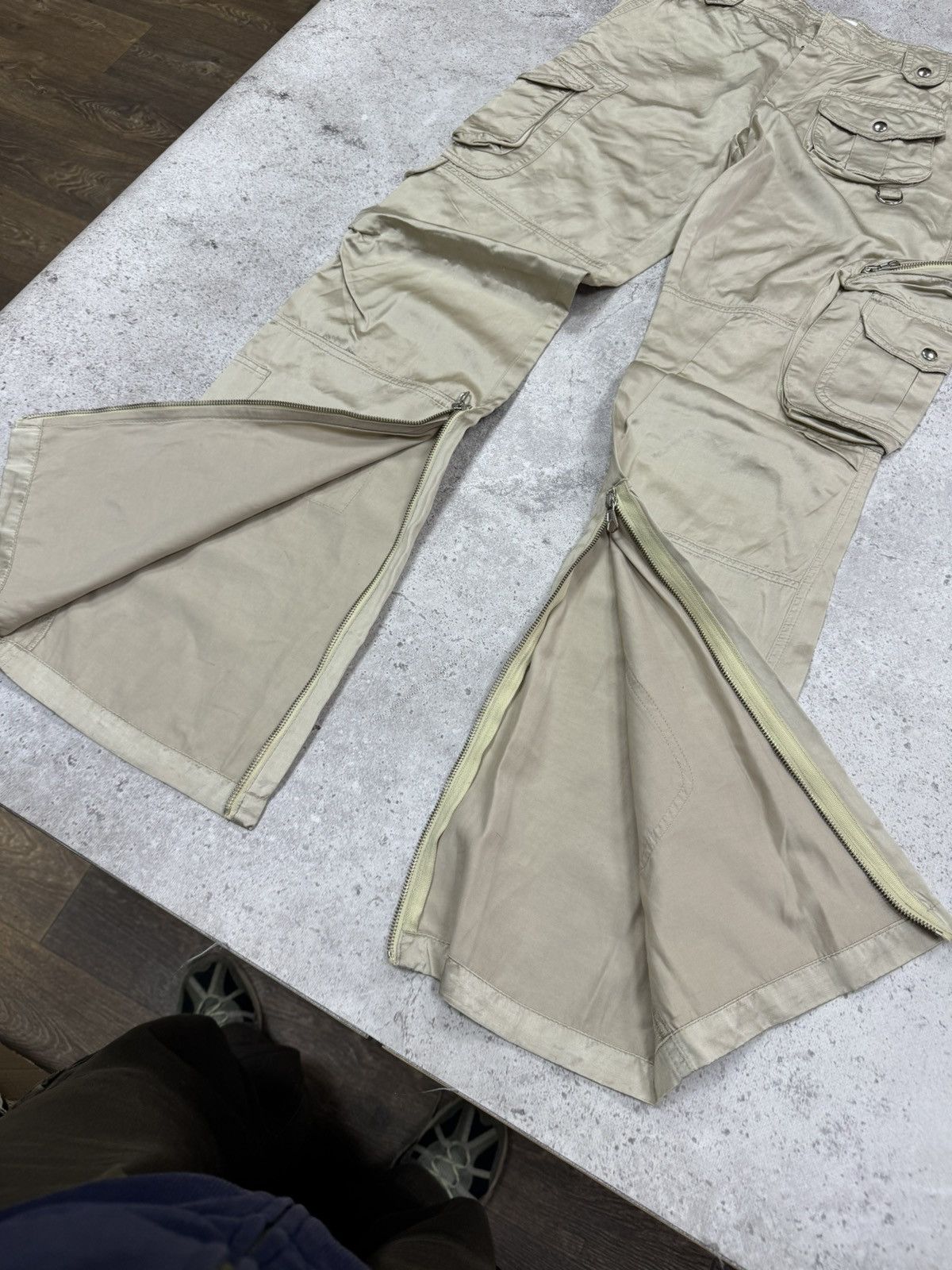 If Six Was Nine Vintage Japanese Parachute Y2K Cargo LGB Style Pant Size US 29 - 5 Thumbnail