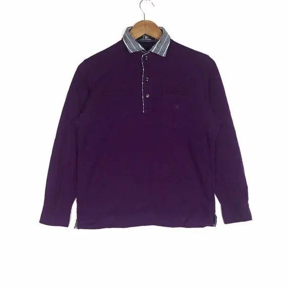 Playboy Vintage PLAYBOY COLLECTION Purple Polo Tee Shirt Magazine Size US M / EU 48-50 / 2 - 1 Thumbnail