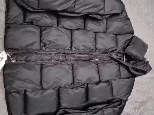 Other Black Layered-Design Puffer Jacket Size XL / US 12-14 / IT 48-50 - 3 Thumbnail