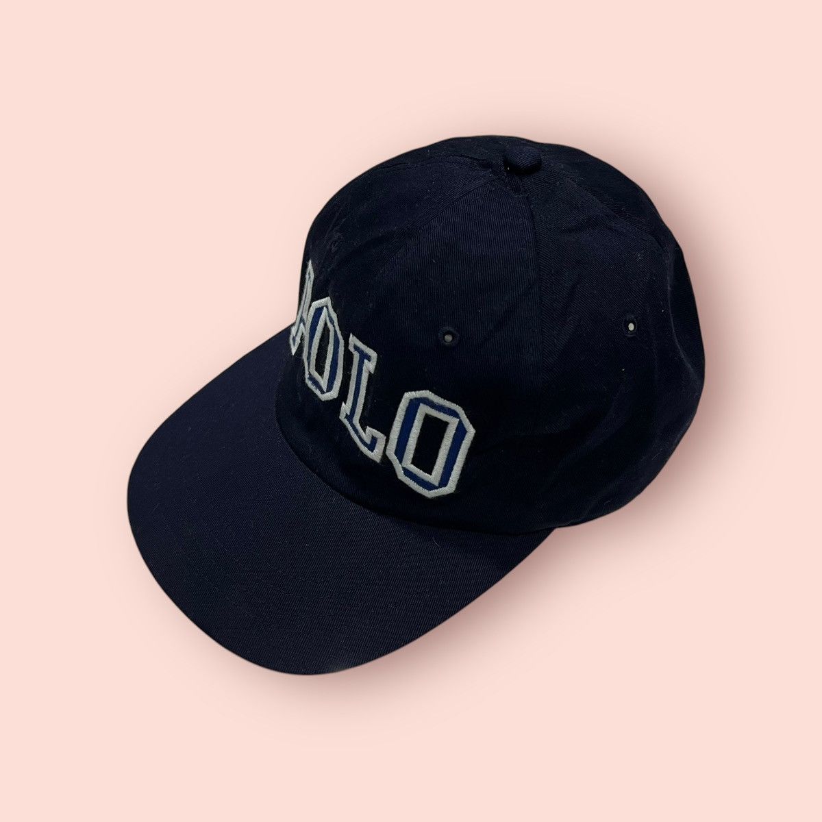 Polo Ralph Lauren VINTAGE POLO SPORT BIG SPELL OUT FITTED CAP Size ONE SIZE - 5 Thumbnail