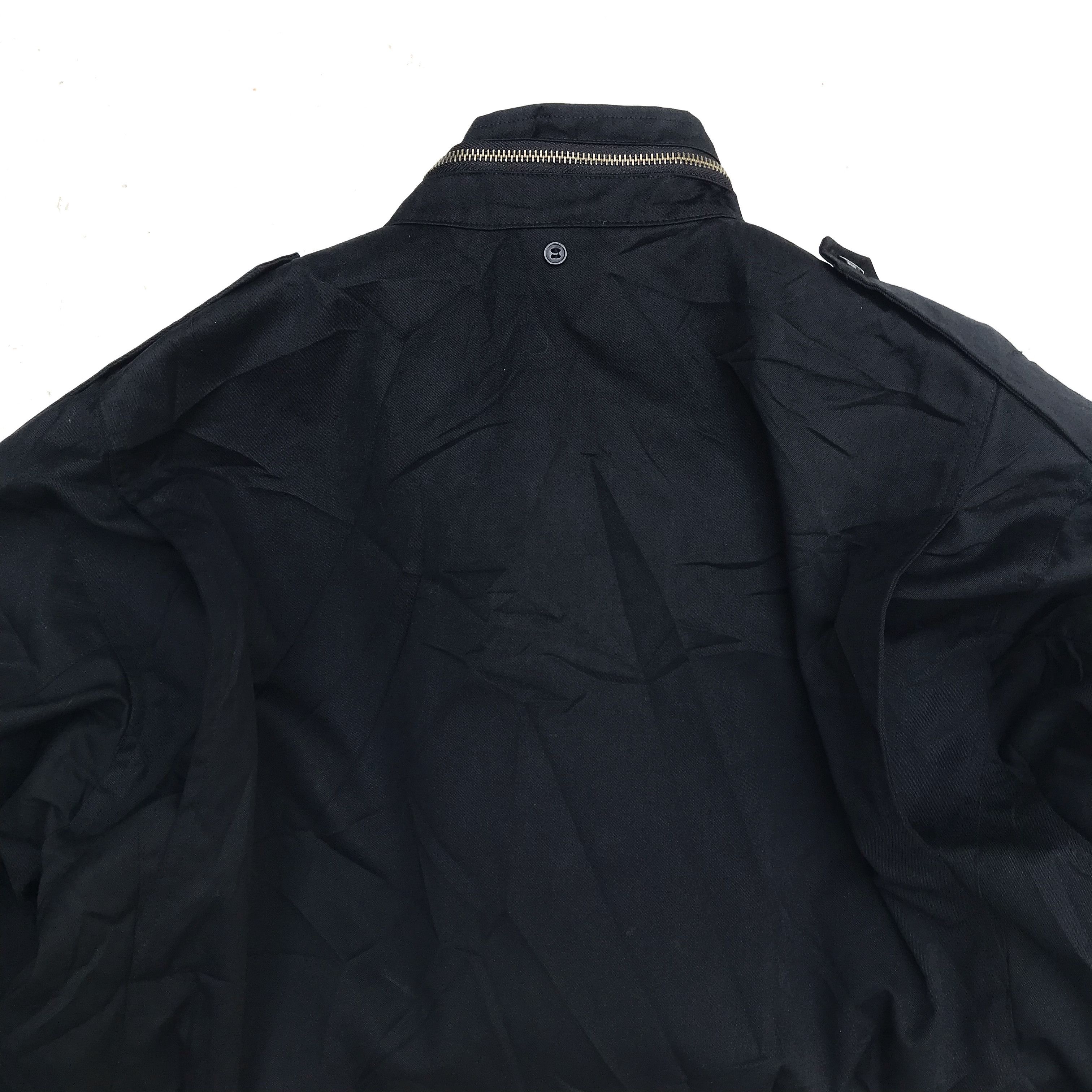 Aeronautica Militare M65 Parka 4 pocket Solid Black jacket Size XL alpha Size US XL / EU 56 / 4 - 7 Thumbnail