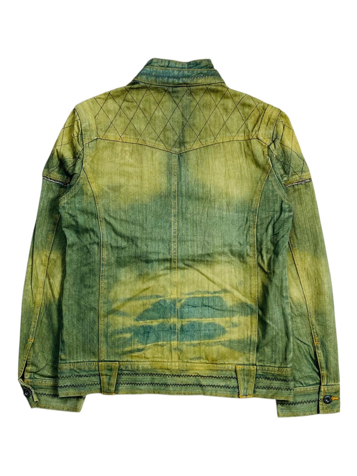 If Six Was Nine 2000s In The Attic - Apocalypse Style Mud Wash Denim Jacket Size US M / EU 48-50 / 2 - 4 Thumbnail