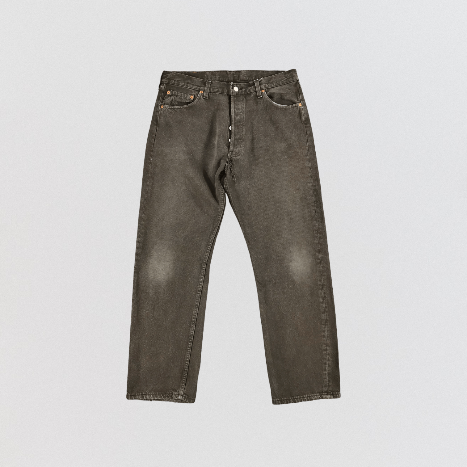 Levi's × Vintage Vintage 90s Faded Black Levis 501 Jeans-JM1493 Size US 35 - 1 Thumbnail