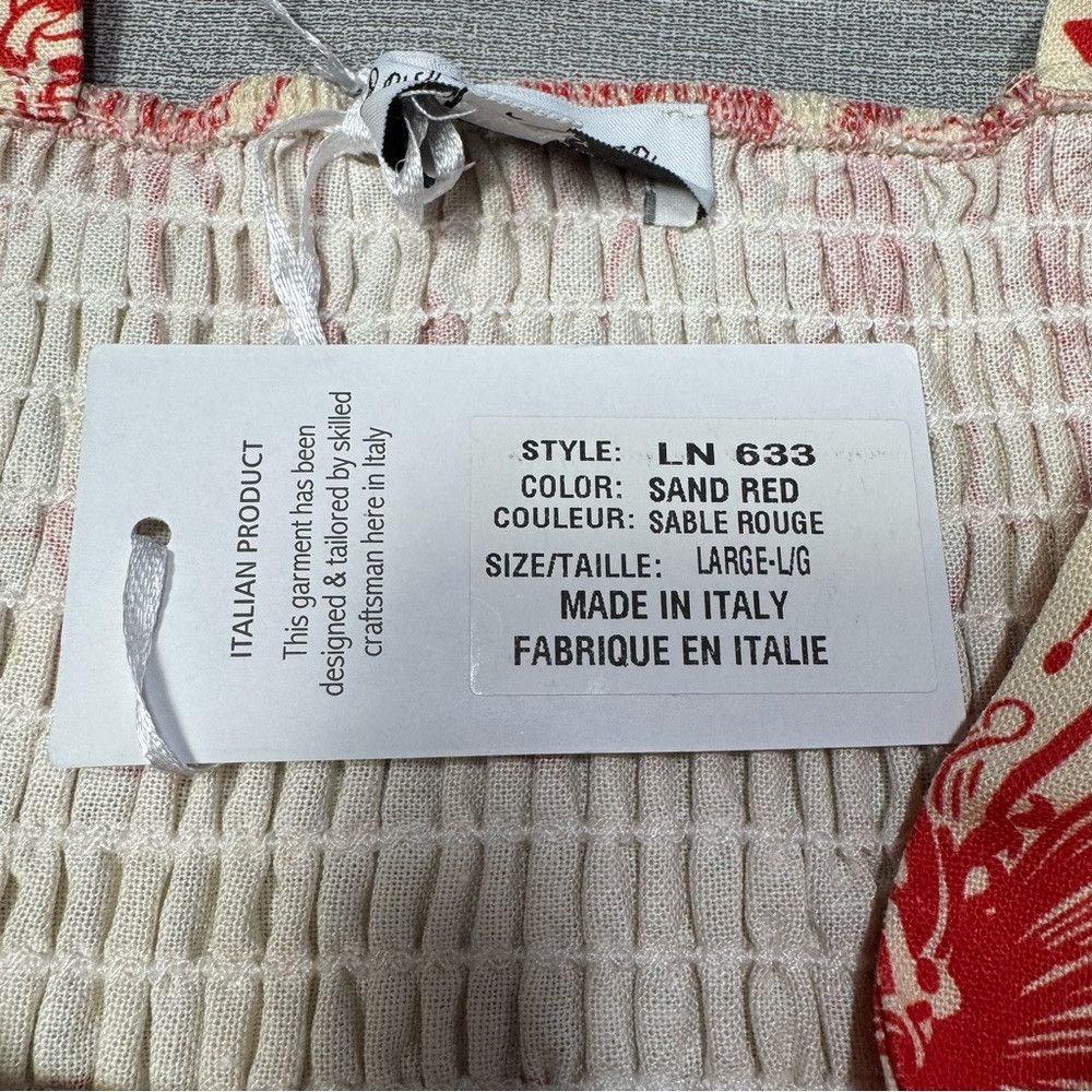Other NWT New LA RAGAZZE Made In Italy Linen Blend Sleeveless Flo Size M / US 6-8 / IT 42-44 - 7 Thumbnail