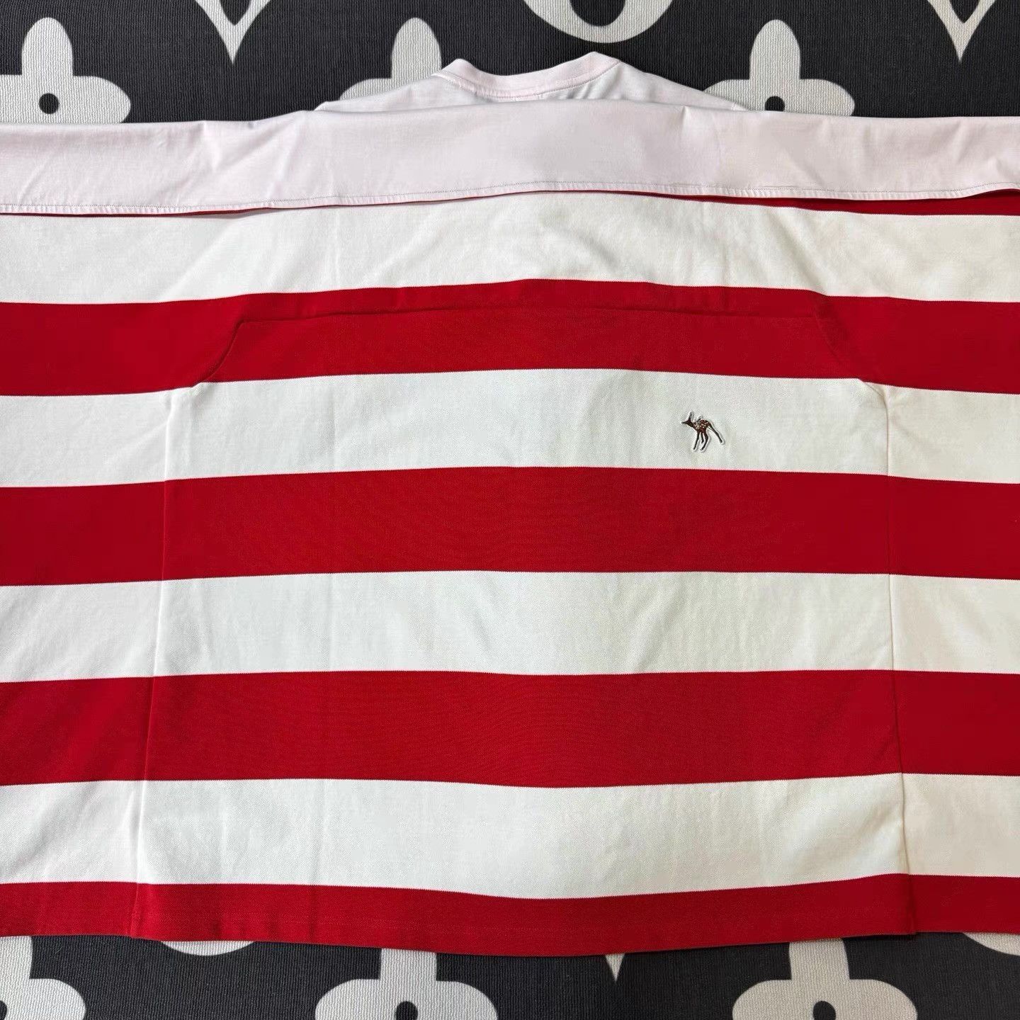 Burberry Burberry Pink Striped Short Sleeve T-shirt Q10 Size US L / EU 52-54 / 3 - 2 Thumbnail