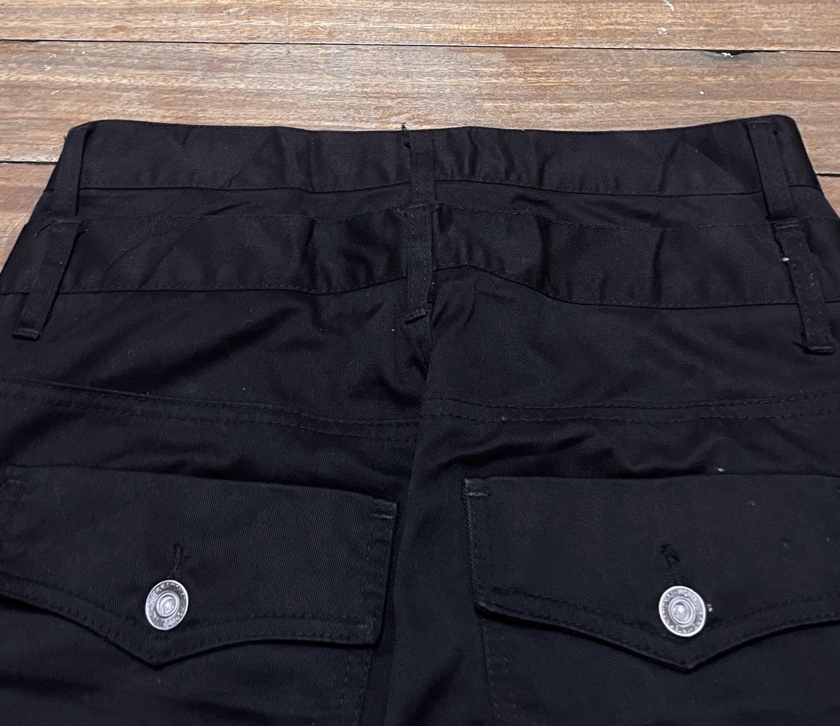 If Six Was Nine × Japanese Brand × Le Grande Bleu (L.G.B.) Rare Design Vintage Brand Explosion Double Waist Pants 1990s Size US 29 - 4 Thumbnail