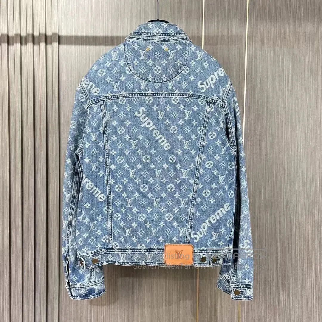 Louis Vuitton louis vuitton supreme printed denim jacket. Size US L / EU 52-54 / 3 - 3 Thumbnail