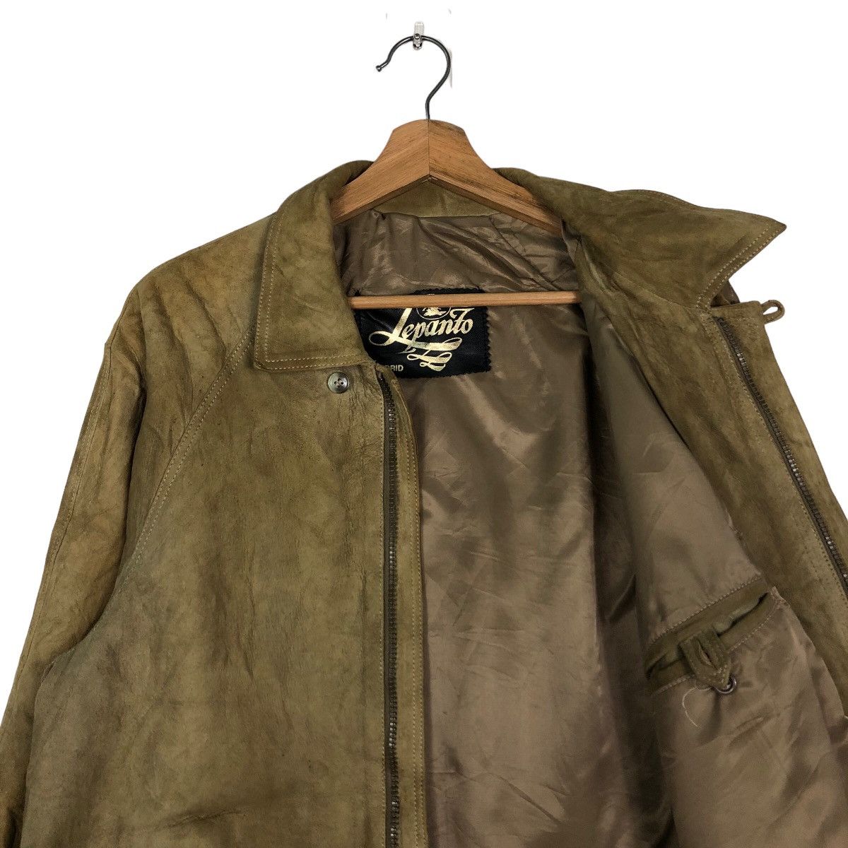 Issey Miyake 🔥Vintage Biker Leather Jacket Lepanto Madrid Multi Pocket Size US M / EU 48-50 / 2 - 12 Thumbnail