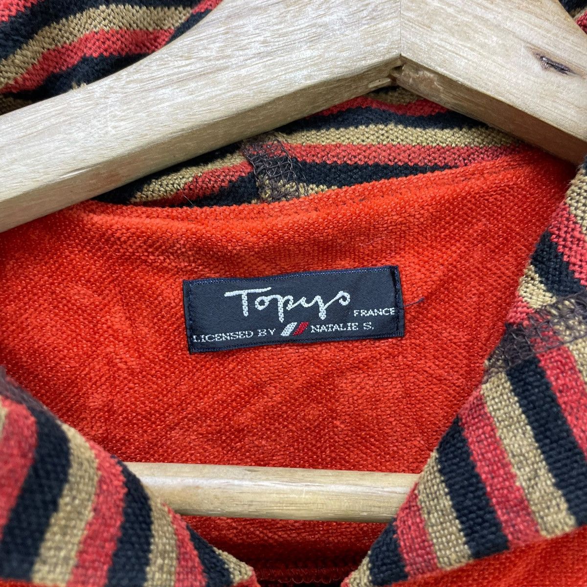 Japanese Brand × Vintage Japanese Brand Natalie Topyo Striped Hoody Jacket Size M / US 6-8 / IT 42-44 - 4 Thumbnail