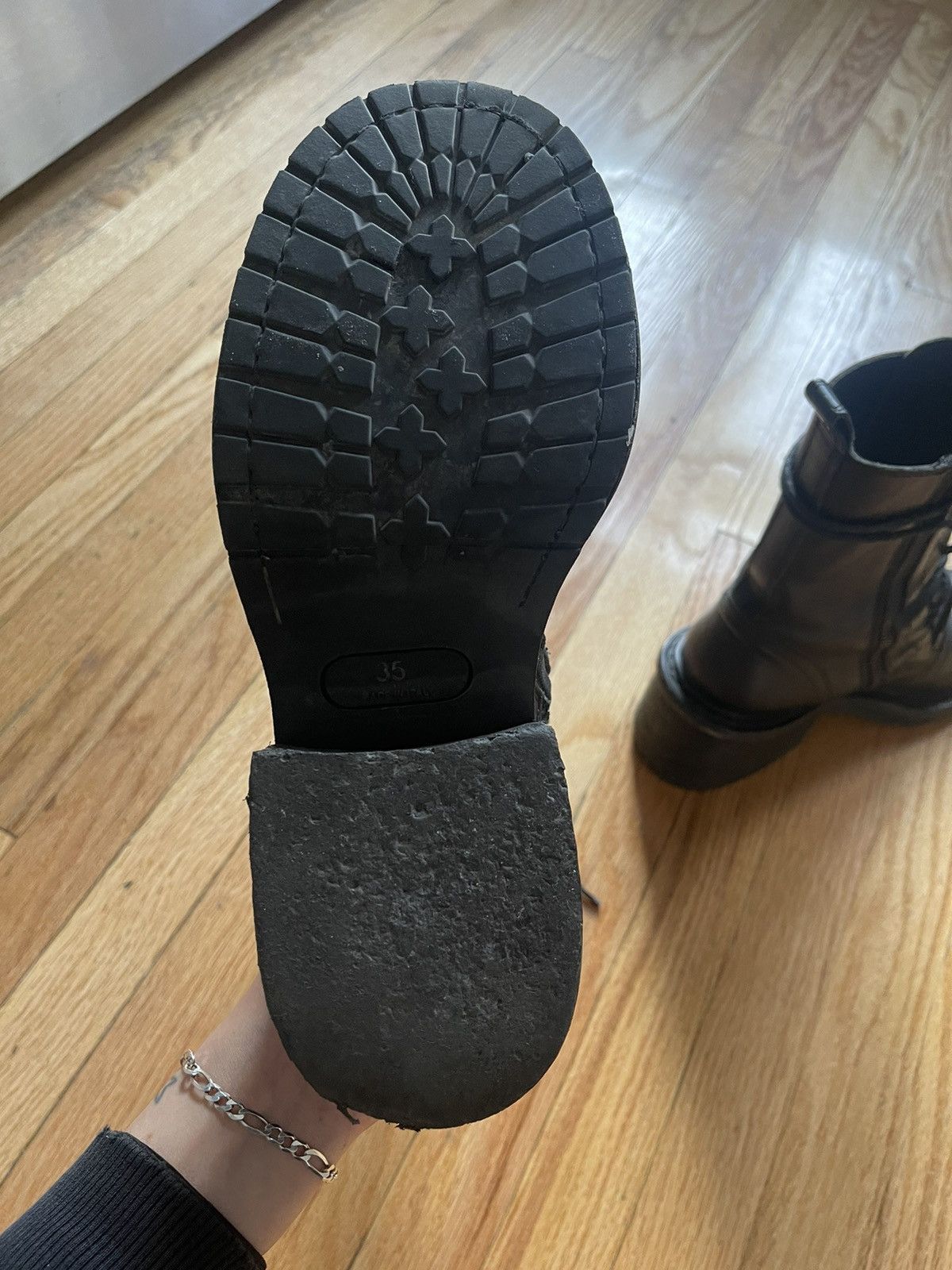 Ann Demeulemeester Ann Demeulemeester Heeled Lace-up Boots Size US 5 / IT 35 - 4 Thumbnail