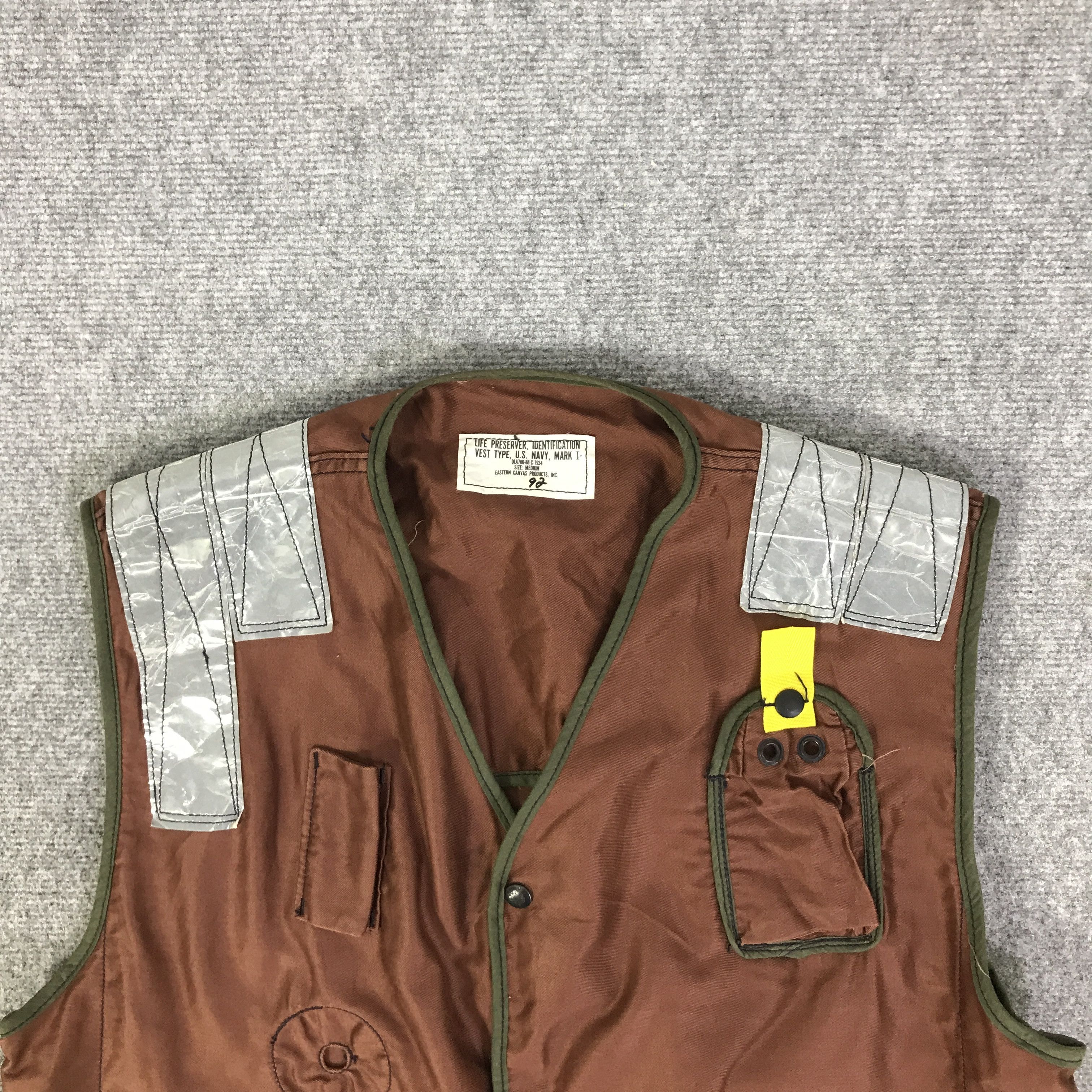 Vintage US ARMY VEST LIFE PERSERVER VEST K80B5 Size US M / EU 48-50 / 2 - 2 Thumbnail