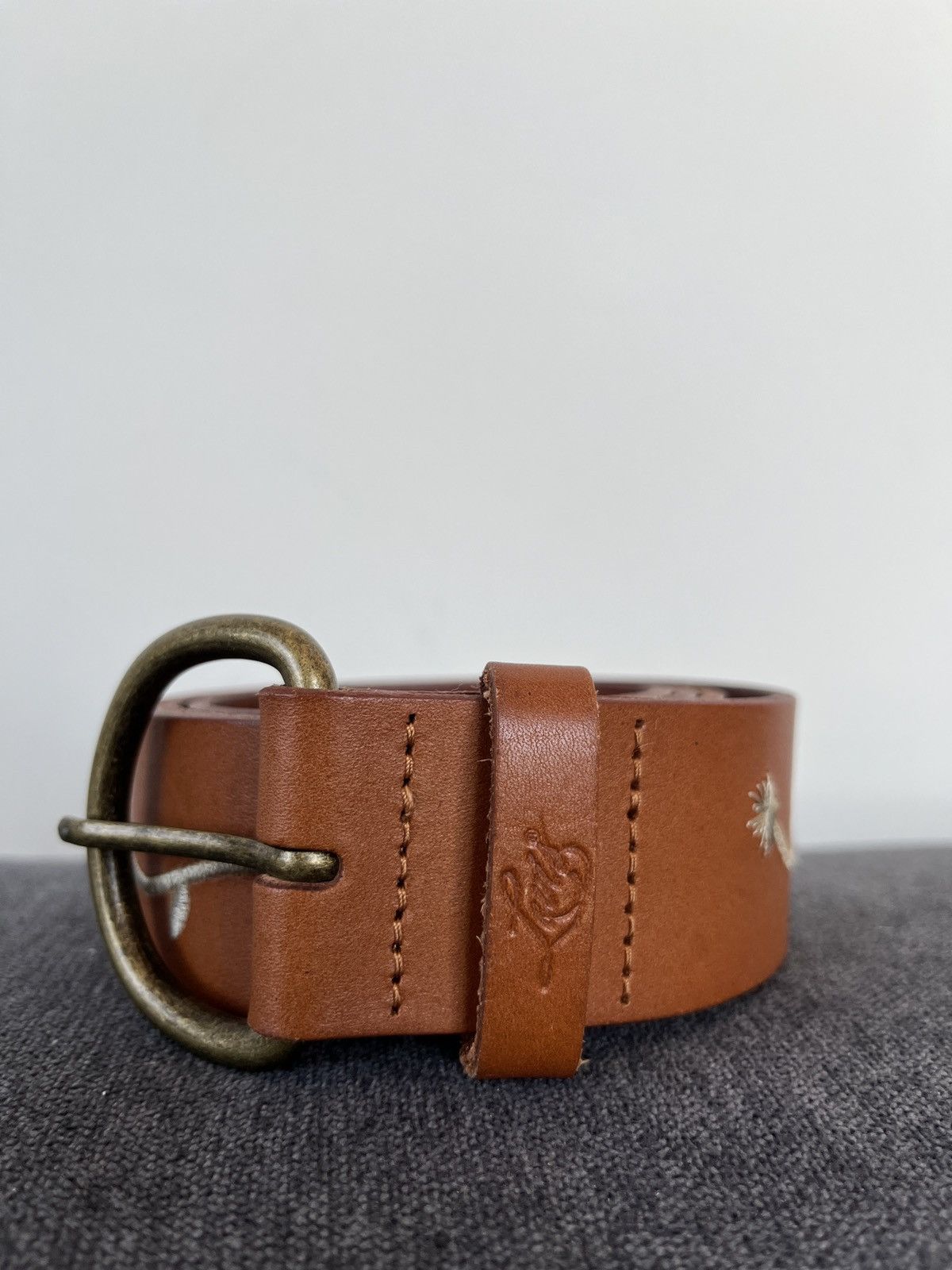 Levi's Levis Brown Cow Leather Belt Size ONE SIZE - 4 Thumbnail