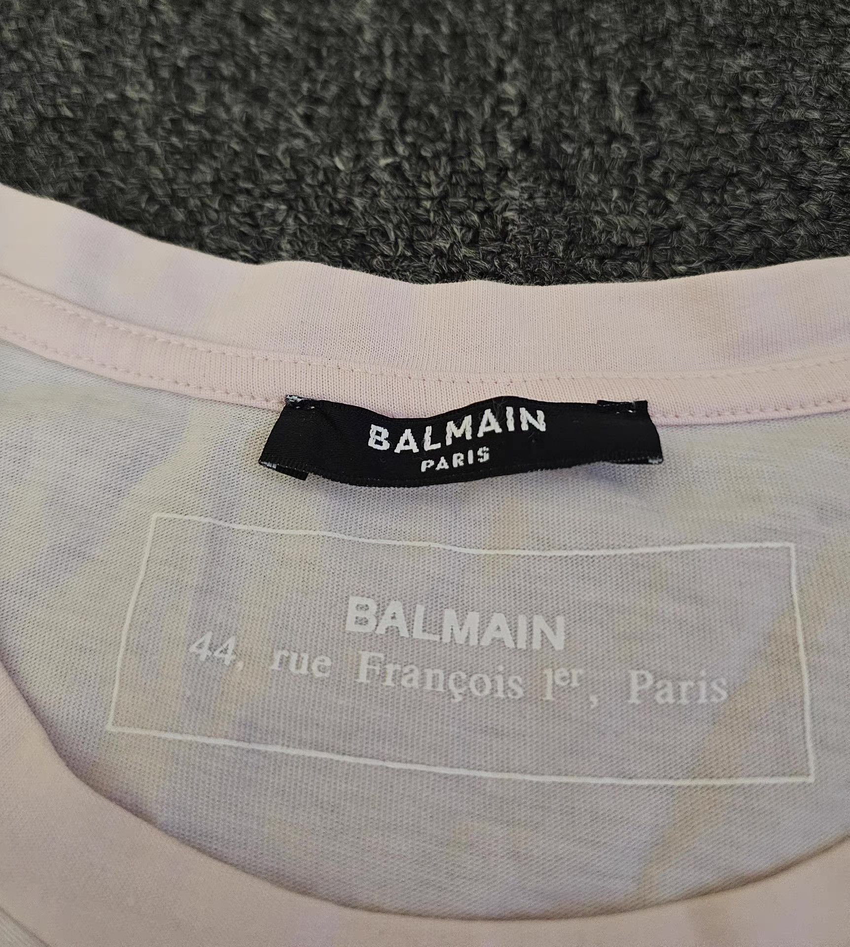 Balenciaga Balmain Light Pink Short Sleeve T-shirt, Size US S / EU 44-46 / 1 - 5 Thumbnail