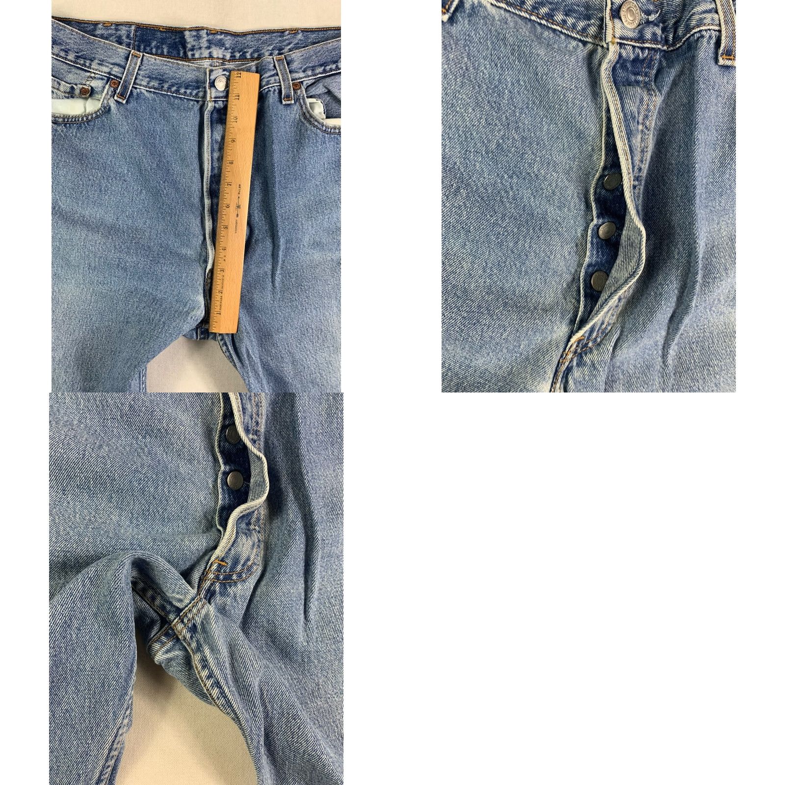 Levi's VINTAGE Levi's 501 Denim Jeans Mens 40x30 Blue USA Y2K Size US 37 - 8 Thumbnail