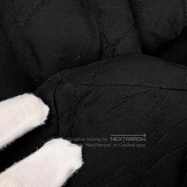 Chanel Chanel Black diamond mulberry silk stitching mesh zipper l Size XXS / US 00 / IT 34 - 9 Thumbnail
