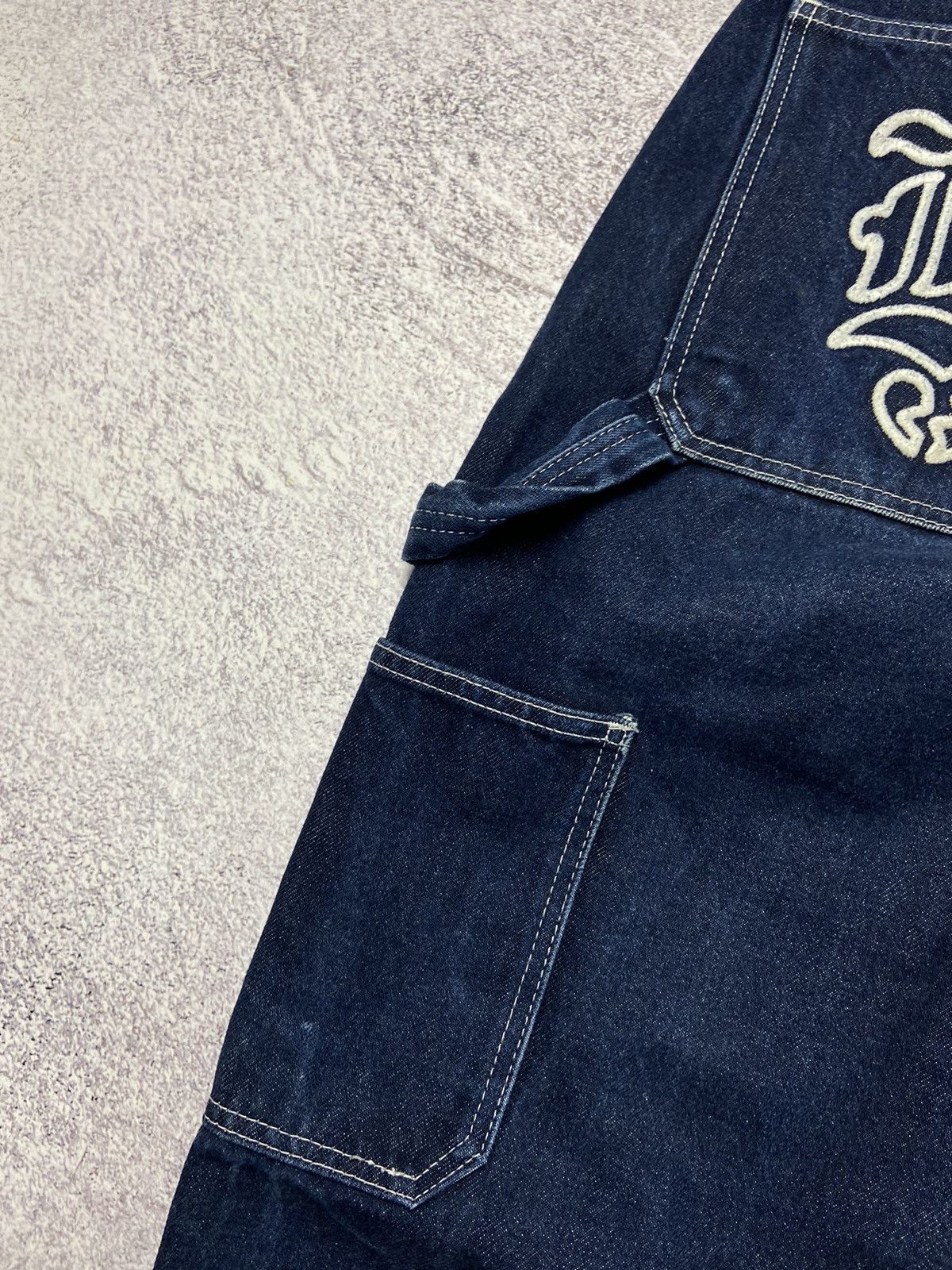 Japanese Brand Rare FSBN Rap Pants Hip Hop Baggy Jeans Avant Garde Style Size US 34 / EU 50 - 4 Thumbnail